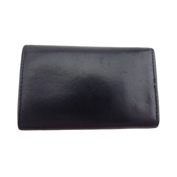 GUCCI Key Case Logo Plate Leather Authentic Used - Picture 2 of 7